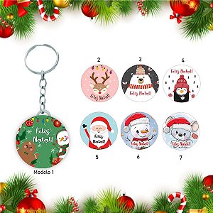 Brindes de Natal Chaveiros Personalizados