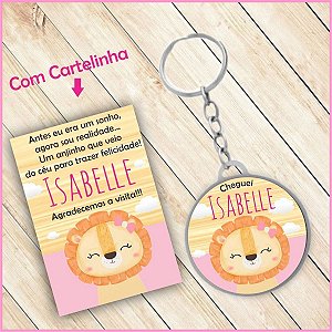 Chaveiro com Cartela Personalizada