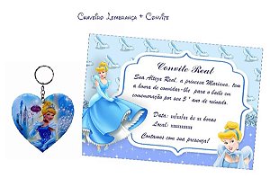 Chaveiro Lembranças mais Convite Personalizado Grátis