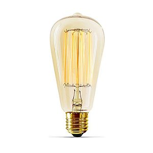 LAMP.FILAMEM.CARB ELGIN ST64 40Wx220V 2000K
