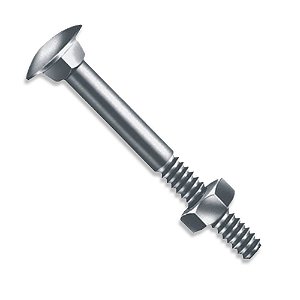 Parafuso Frances 1/4 x 3/4 Com Porca (200 Peças)