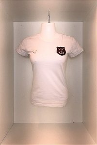 Camisa Náutico - Brasão Safra Especial/ Branca - Algodão Feminina