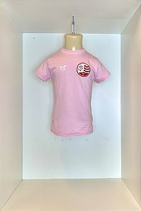Camisa Náutico - Escudo Atual/ Rosa - Algodão Infantil