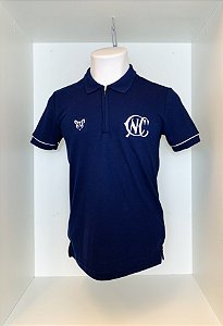 Camisa Polo Náutico - CNC/ Azul - Piquet Masculina