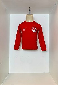 Camisa Náutico - Escudo Atual/ Manga Longa/ Vermelha - UV Infantil