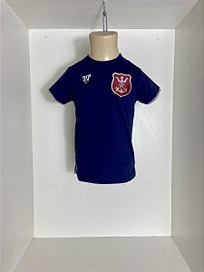 Camisa Náutico - Escudo Safra/ Marinho- Algodão Infantil