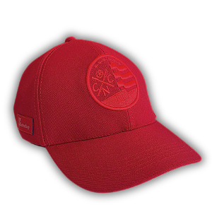 Boné Náutico - Aba Curva/ Monocromático Vermelho - Adulto