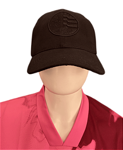Boné Náutico - Aba Curva/ Monocromático Preto  - Adulto
