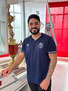 Camisa Náutico - Elegant Remos / Marinho- Dry Masculina