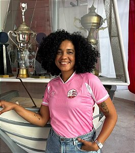CAMISA ESCUDO ATUAL/ ROSA 2025 - Dry Feminina