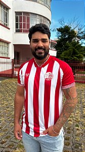 CAMISA ESCUDO ATUAL LISTRADA - DRY