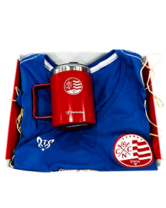 Kit Timbushop Camisa Casual Feminina + Caneca Térmica
