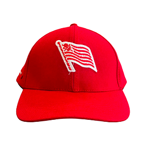 Boné Vermelho/ Escudo Bandeira do Hexa