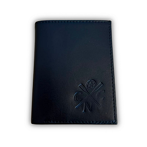 Porta Documentos Náutico - CNC/ Preta- Couro
