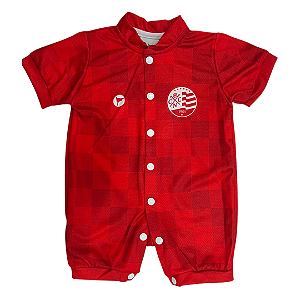 Macacão Náutico - Quadriculado/ Escudo Atual - Torcida Baby