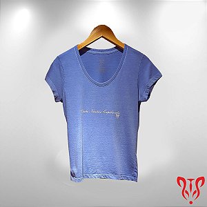 Camiseta Petzl Cor Azul Náutico - Spelaion - Camiseta Feminina