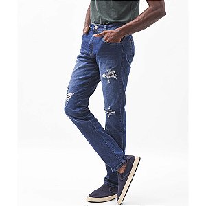 Calça Jeans PRS Skinny Destroier