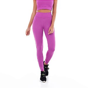 Calça Legging Alto Giro Hyper Recortes Dotlaser Pink