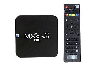 Smart Tv Box 4k Android Ultra Hd 32GB 5G Wi-Fi Quad Core - MXQ PRO 4k