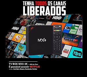 TV BOX MXQ PRO 5G 4K 64GB/512GB ANDROID 11.1 TUDO LIBERADO