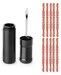 Remendo Reparo Pneu Tubeless Chave + Macarrão Mtb Bicicleta
