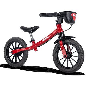 Bicicleta  de Equilíbrio Balance Caloi Vermelha sem pedal - Caloi