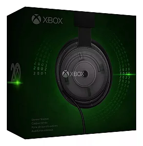 Headset Estéreo Com Fio Xbox Edição especial de 20º aniversário - Xbox Series X|S One Windows 10