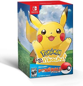 Pokémon let's go Pikachu + Poke Balls Plus Seminovo - Switch