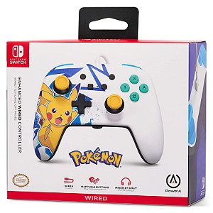 Controle Power A Enhanced Pikachu Hi Voltage - Nintendo Switch