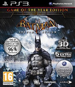 Batman Arkham Asylum G.O.T.Y 3D Triviz 3D Seminovo – PS3