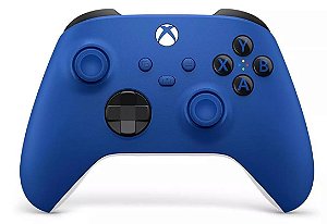 Controle Sem Fio Xbox Shock Blue Seminovo - Xbox Series X|S, One, PC Windows, Android e iOS