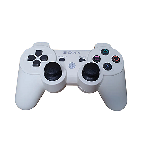 Controle DualShock 3 Branco Seminovo – PS3