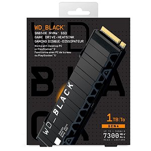 SSD WD Black SN850X Gaming 1TB, NVMe - PS5