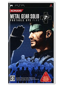 Metal Gear Solid Portable OPS Plus Seminovo - PSP
