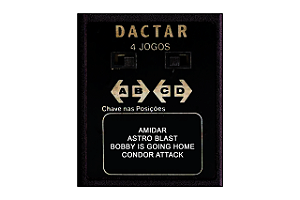 Dactar 4 jogos Amidar, Astro Blast, Bobby is Going Home, Condor Attack  Seminovo - Atari