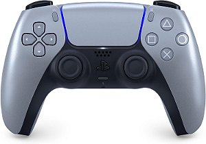 Controle Dualsense Sterling Silver Sony Seminovo - PS5