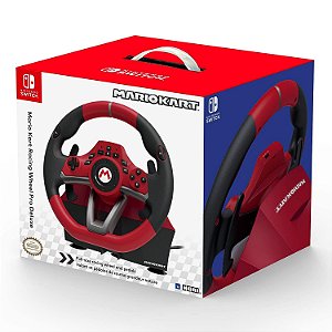 Volante Switch Mario Kart Racing Wheel Pro Deluxe da HORI,USB - Licenciado oficialmente pela Nintendo