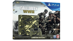 Console PlayStation 4 Slim 1TB Call of Duty WWII Bundle Seminovo - PS4