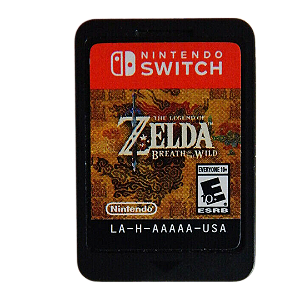 The Legend Of Zelda Breath Of The Wild Seminovo  (Sem Capa) – Nintendo Switch