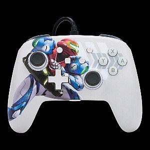 Controle com fio aprimorado para Nintendo Switch - Metroid Dread - PowerA