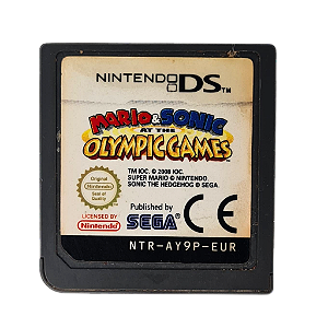 Mario e Sonic At The Olympic Games Seminovo Sem Caixa - Nintendo DS