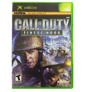 Call of Duty Finest Hour Seminovo - Xbox Clássico