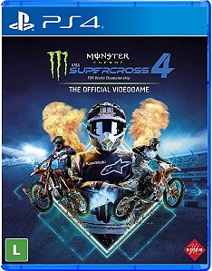Monster Energy Supercross 4 Seminovo - PS4