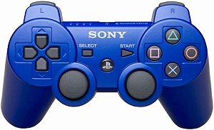 Controle DualShock 3 Azul Seminovo - PS3