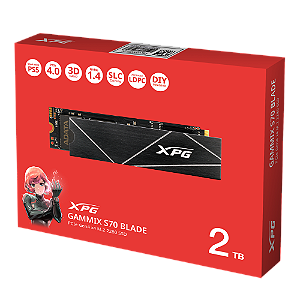 SSD XPG Gammix S70 Blade PCIe Gen4x4 M.2 2280 2TB Seminovo - PS5