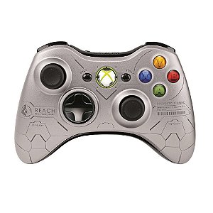 Controle Sem Fio Xbox 360 Halo Reach Seminovo Sem Caixa - Xbox 360