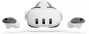Óculos Meta Quest 3 128GB Com Bobo VR e Bateria Seminovo