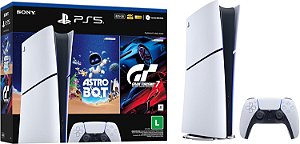 PlayStation 5 Slim Digital Pacote ASTRO BOT e Gran Turismo 7