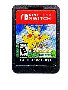 Pokémon Lets Go Pikachu Seminovo SEM CAPA - Nintendo Switch