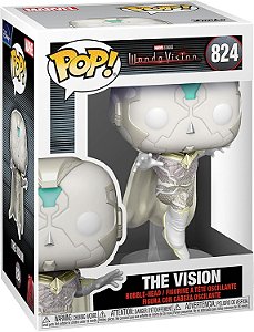Funko Pop 824 The Vision Wanda Vision Multicor Seminovo - Funko